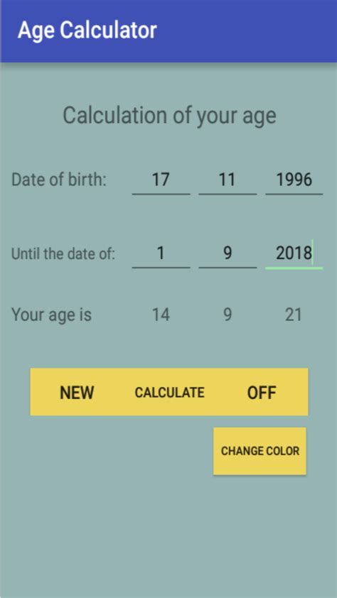 Dating age difference calculator